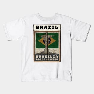 make a journey to Brazil Kids T-Shirt